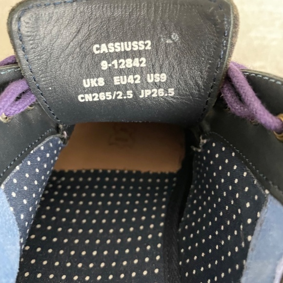 TED BAKER London Men's Black and Purple Brogues - Picture 6 of 9